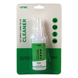Kit Spray Limpa Telas 60ml + Flanela Vk Cleaner Vinik - Vkkit60