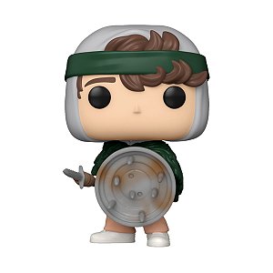 Pop! Stranger Things - 4ª Temporada - Dustin Com Lança E Escudo #1463