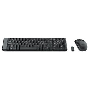 Combo Teclado E Mouse Logitech Sem Fio Mk220 - 920-004431