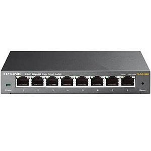 Switch Mesa Tp-link Tl-sg108e 8xportas 10/100/1000 - Tpn0173