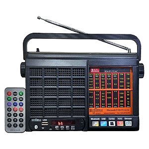 Radio Motobras 7 Faixas Bluetooth Usb Am/fm/oc  - 9698-2