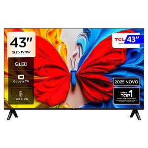 Tv 43p Tcl Qled Smart Full Hd Google Tv - 43s5k