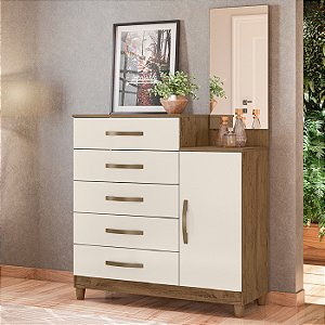 Comoda Moval Lisboa 5 Gvs 1 Pt - 139.937391.8 - PC / 3