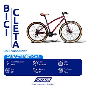Bic. Colli Vancouver A.29 F.disco 21v - 131-0148d