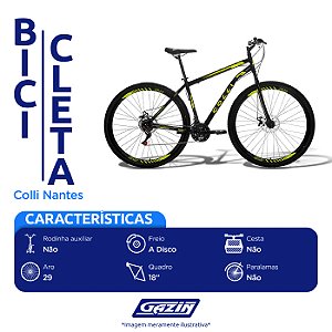 Bic. Colli Nantes A.29 Q18 F.disco 21v - 3440-73d