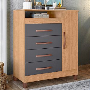 Comoda Albatroz Turquesa 4 Gvs 1 Pt - 4866.307
