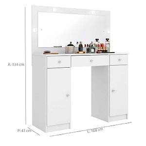Penteadeira Demobile Camarim Carisma - 5950 - PC / 2