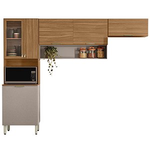 Conj Cozinha Demobile Alba 6 Pts - 92711-184 - PC / 2