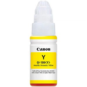 Refil Tanque Tinta Canon Amarela Gi-190 Y - 0670c001ac