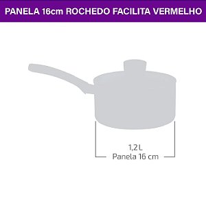 Panela Rochedo Facilita 16cm - 5861034137