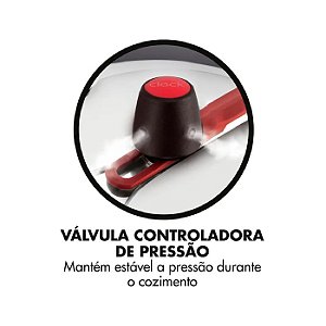 Panela De Pressao Clock Original Polida 7l - 9295306813