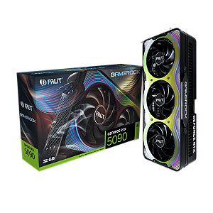 Placa De Video Palit Geforce Rtx 5090 32gb Gddr7 512bits Ne75090019r5-gb2020g