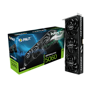 Placa De Video Palit Geforce Rtx 5060 8gb 128bits Gddr7 Infinity 3 Ne75060019p1-gb2063s