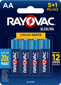 Pilha Alcalina Aa Pack Com 6 5+1 - Sm-144