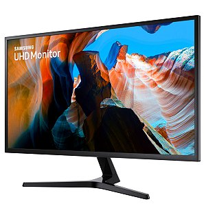 Monitor Samsung Uhd 32" 4k Hdmi Display Port Freesync, Preto Série Uj590 - Lu32j590uqlmzd