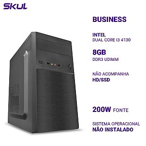 Computador Business B300 Dual Core I3 4130 Mem 8gb Ddr3 Sem Hd/ssd Fonte 200w