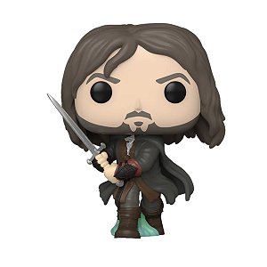 Pop! (lord Of The Rings) O Senhor Dos Anéis - Aragorn - Glow (caixa Brilha No Escuro) #1444