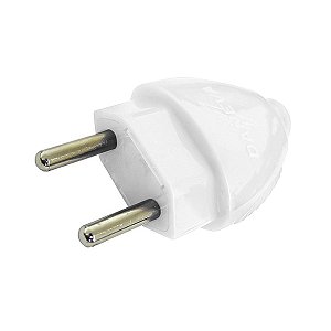 Plugue Desmontavel 2 Pinos 20a/250v Branco Dn1615 - PC / 12