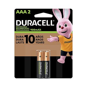Pilha Recarregavel Aaa 900mah (com 2 Pilhas)