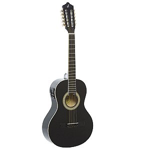 Viola Eletroacustica Com Afinador Cromatico 3 Bandas Vs-14 Eq Preta