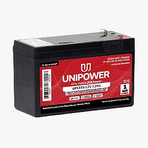 Bateria Selada Unipower Estacionária Vrla 12v 7,2ah (up1272)