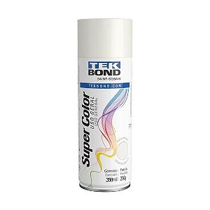 Tinta Aerossol Branco Brilhante 350ml Tekbond - CX / 6