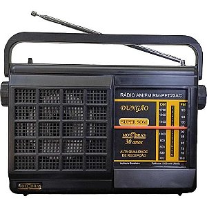 Rádio Portátil Motobras RM-PFT22AC 2 Faixas Preto