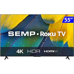 Smart Tv 55p Semp Led Smart 4k Uhd Hdr Wifi - 55rk8600