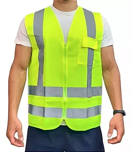 Colete Refletivo VERDE Fluorescente Epi G-GG-XGG