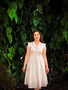 Vestido Georgia Bege