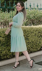 Vestido Jéssica Verde Chá