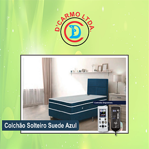 COLCHÃO MAGNÉTICO - Solteiro - Azul