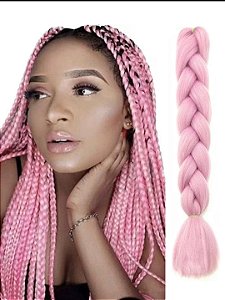 cabelo super jumbo cherey rosa algodão