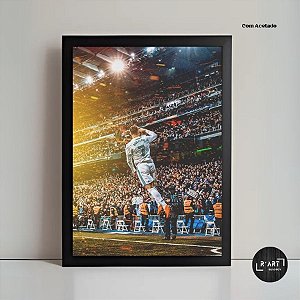 Quadro Decorativo - Cristiano Ronaldo - 1 Unidade