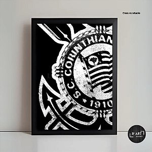 Quadro Decorativo - Corinthians, Futebol - 1 Unidade