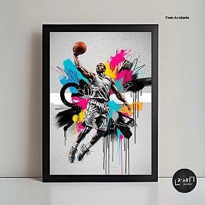 Quadro Decorativo - Basketball, Esporte
