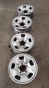 Jogo de Rodas de Ferro Aro 16" Suzuki Grand Vitara