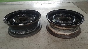 Par de Rodas Aro 16 Land Rover Defender 90 2.5 – 1998 a 2001 (Com Detalhe)