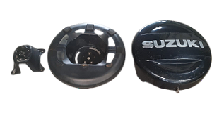 Kit Capa de Estepe Suzuki Grand Vitara 2.0 2008 a 2009 (Com Detalhe)