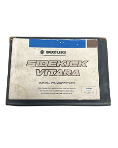 Manual Proprietário Suzuki Sidekick