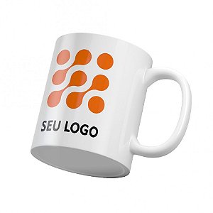 Canecas De Cerâmica Branca Simples - 4x0 - 1 Un