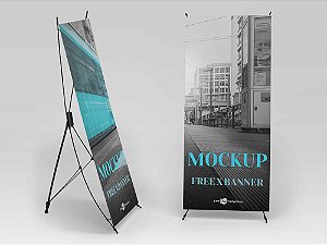 X Banner Kit Completo Bandeira E Suporte X - 1 Un