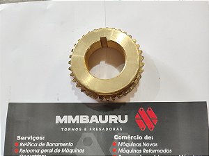 Engrenagem Coroa do Avental torno Nardini ND-325 ND-250 Z 35 dentes