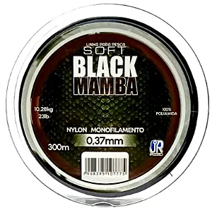 LINHA MONOFILAMENTO BLACK MAMBA PRETO 300M