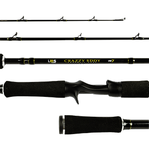 VARA CARRETILHA LUMIS CRAZZY EDDY CAST 30-60LB CABO BIPARTIDO EVA