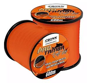 DUPLICADO - LINHA MONOFILAMENTO CROWN PRO TAMBA SOFT LINE ROSA - 600M