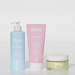 Kit Facial Dibee Beauty – Limpeza, Hidratação e Renovação da Pele + Necessaire de brinde