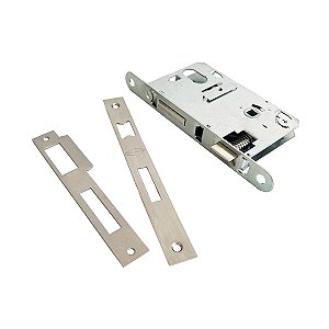 Máquina Fechadura 55mm Abnt Em Aço Inox Escovado