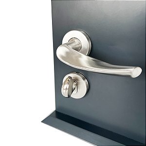 Fechadura para Porta Modelo Vision Banheiro Escovado