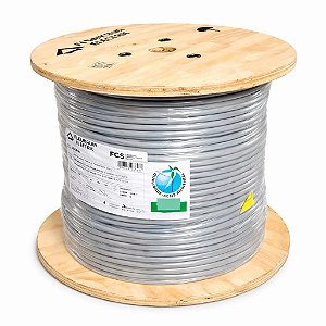 Cabo de rede cat6A furukawa LSZH Cinza 305mts Lightera